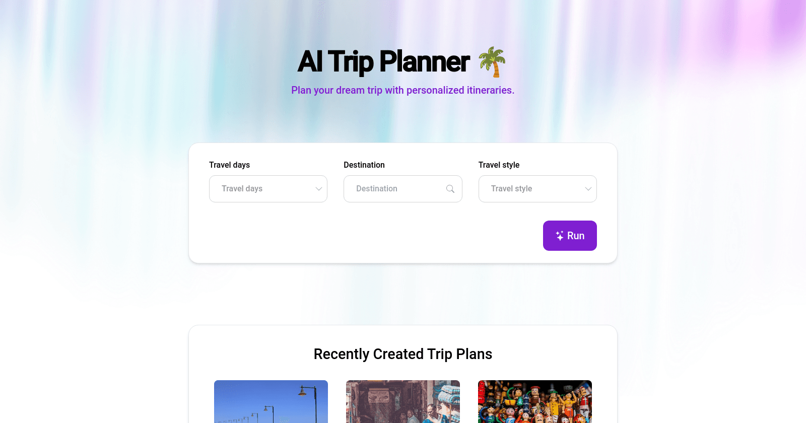 AI Trip Planner