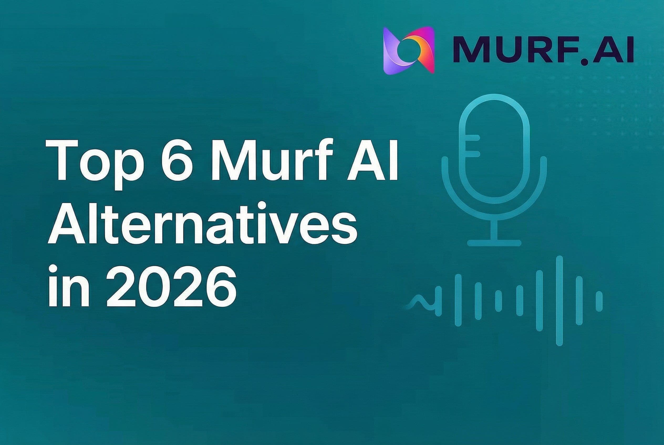 Top 6 Murf AI alternatives in 2025