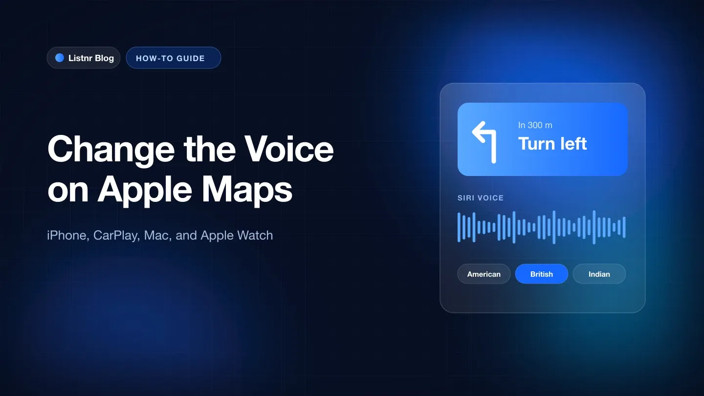 How to change the voice on Apple Maps on iPhone, CarPlay, Mac, and Apple Watch